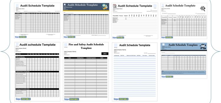 Schedule Templates - Free Unique Printable Templates