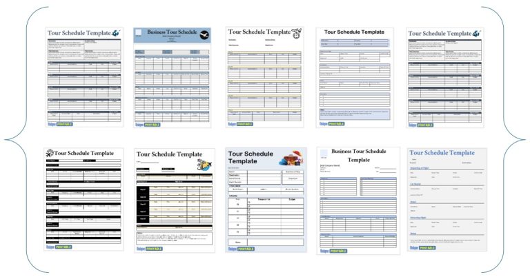 10+ Free Audit Schedule Templates - Free Unique Printable Templates
